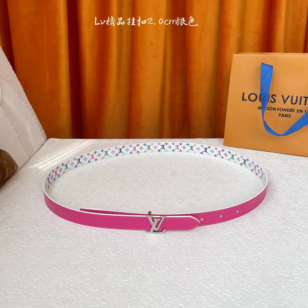 Louis Vuitton AAA Quality Belts In 2.0cm For Women Classic 4944