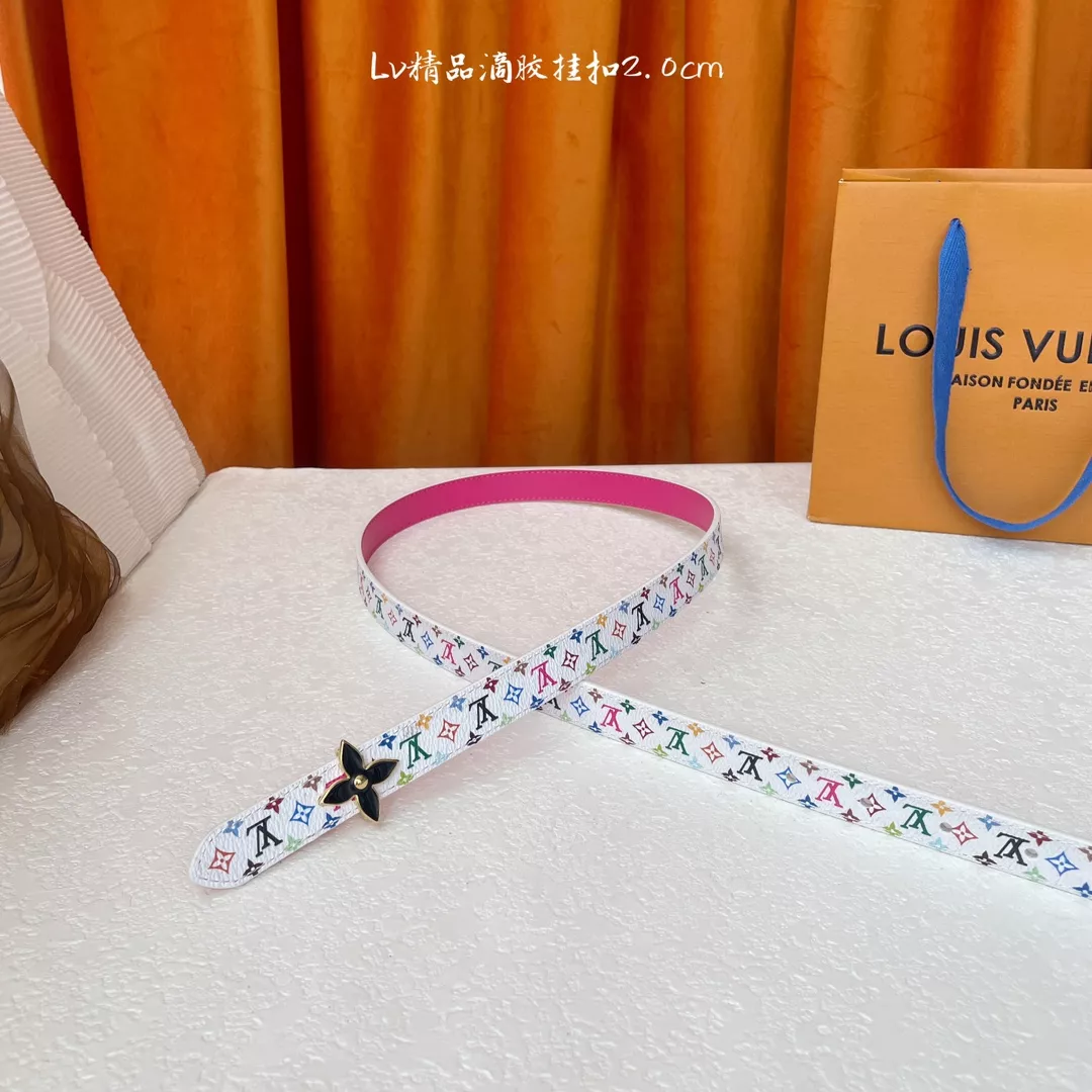 Louis Vuitton AAA Quality Belts In 2.0cm For Women Durable 4328