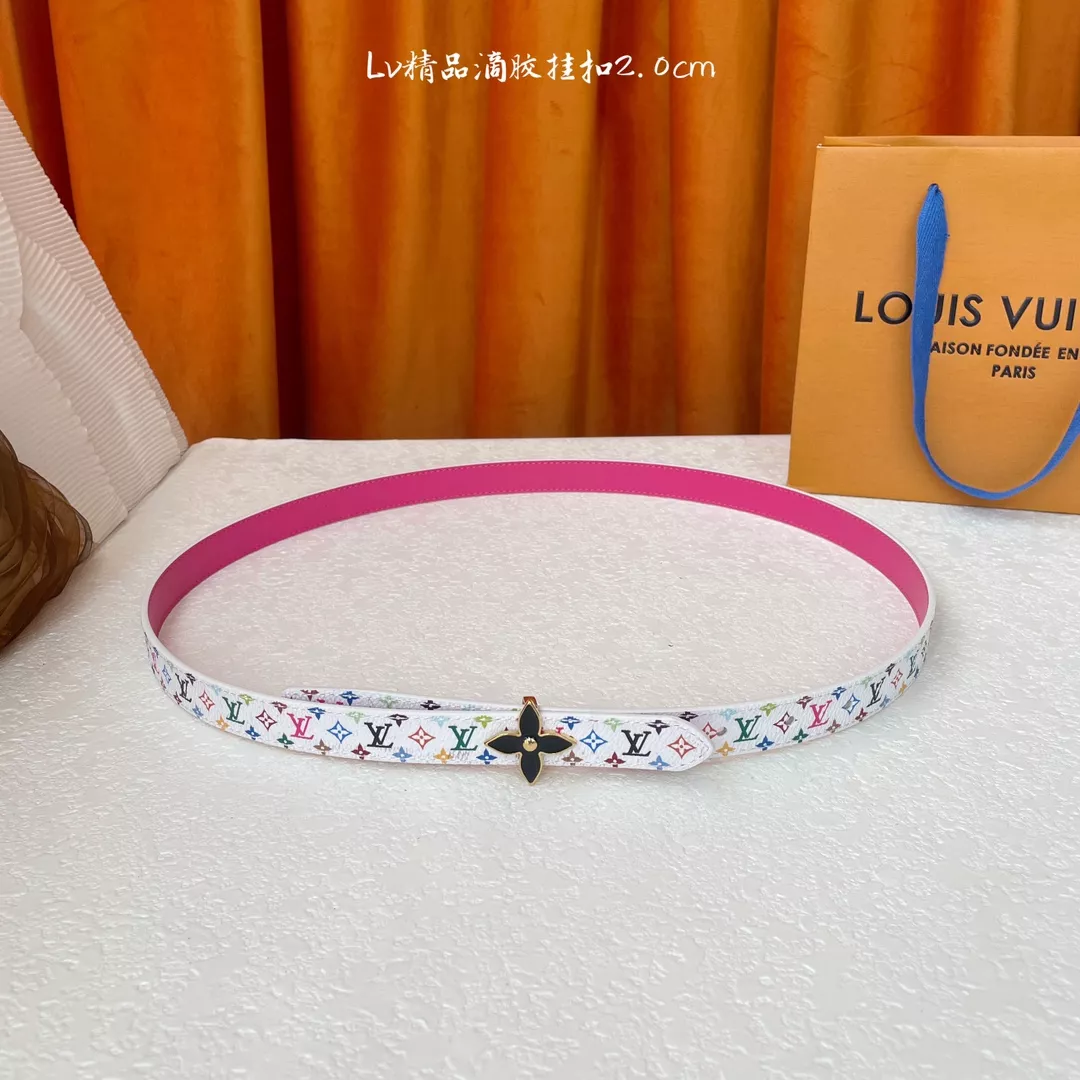 Louis Vuitton AAA Quality Belts In 2.0cm For Women Durable 4328