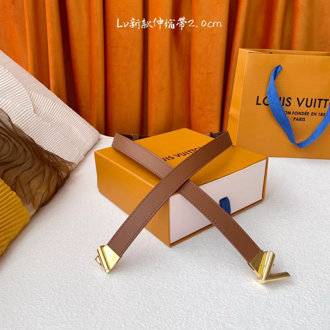 Louis Vuitton AAA Quality Belts In 2.0cm For Women EyeCatching 1827