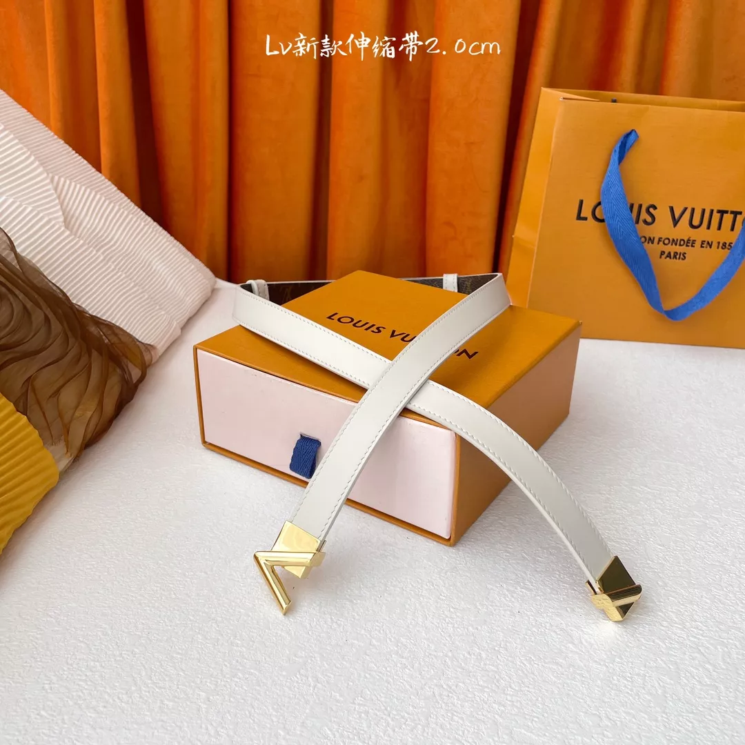 Louis Vuitton AAA Quality Belts In 2.0cm For Women Timeless 9543