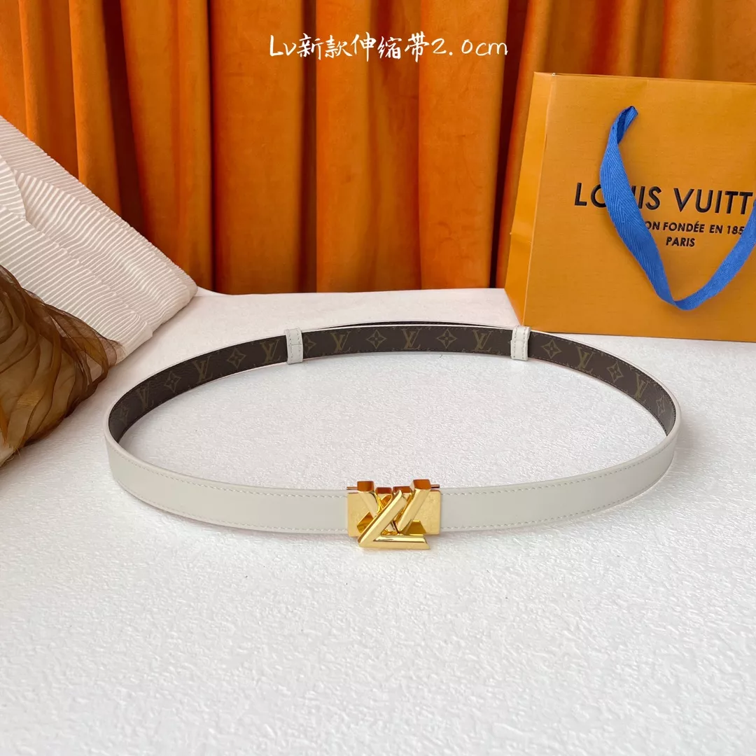 Louis Vuitton AAA Quality Belts In 2.0cm For Women Timeless 9543