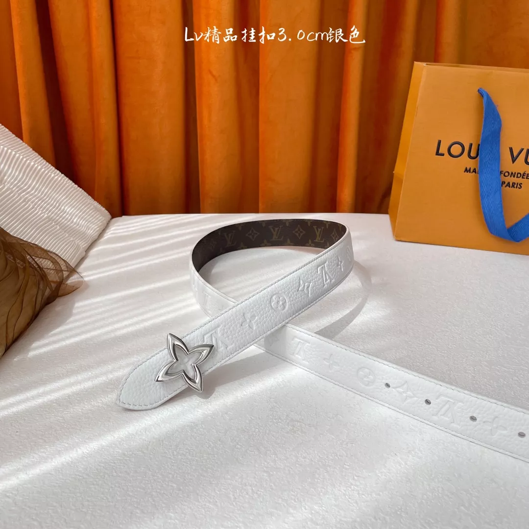 Louis Vuitton AAA Quality Belts In 3.0cm For Women Comfortable 3934