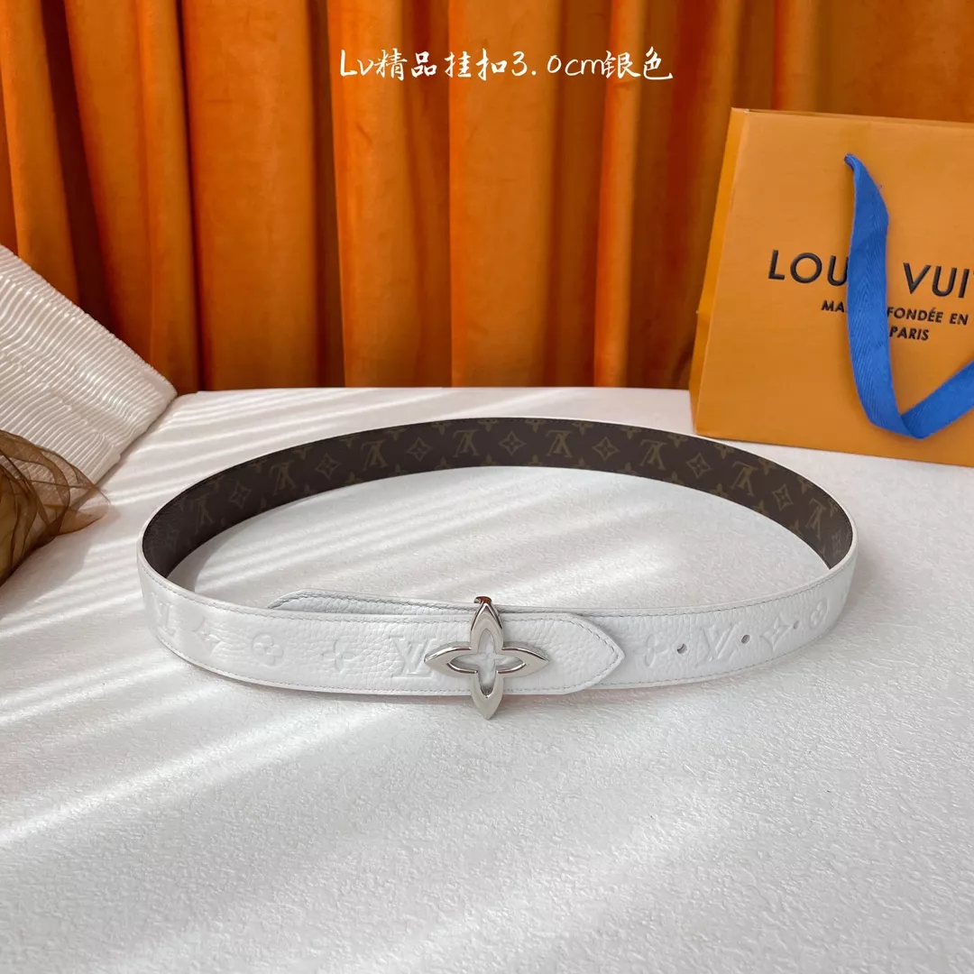 Louis Vuitton AAA Quality Belts In 3.0cm For Women Comfortable 3934