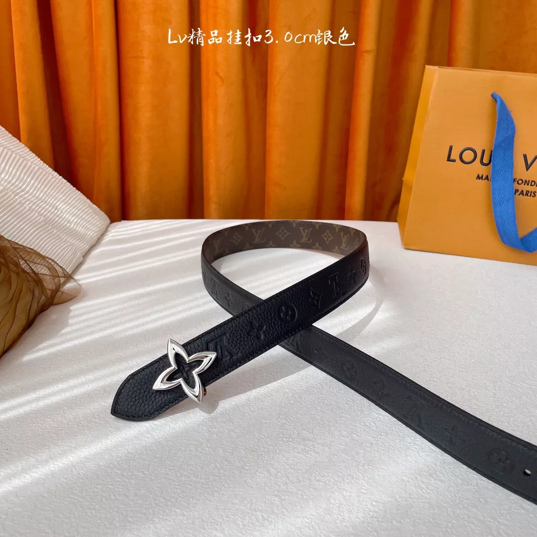 Louis Vuitton AAA Quality Belts In 3.0cm For Women Fashionable 873