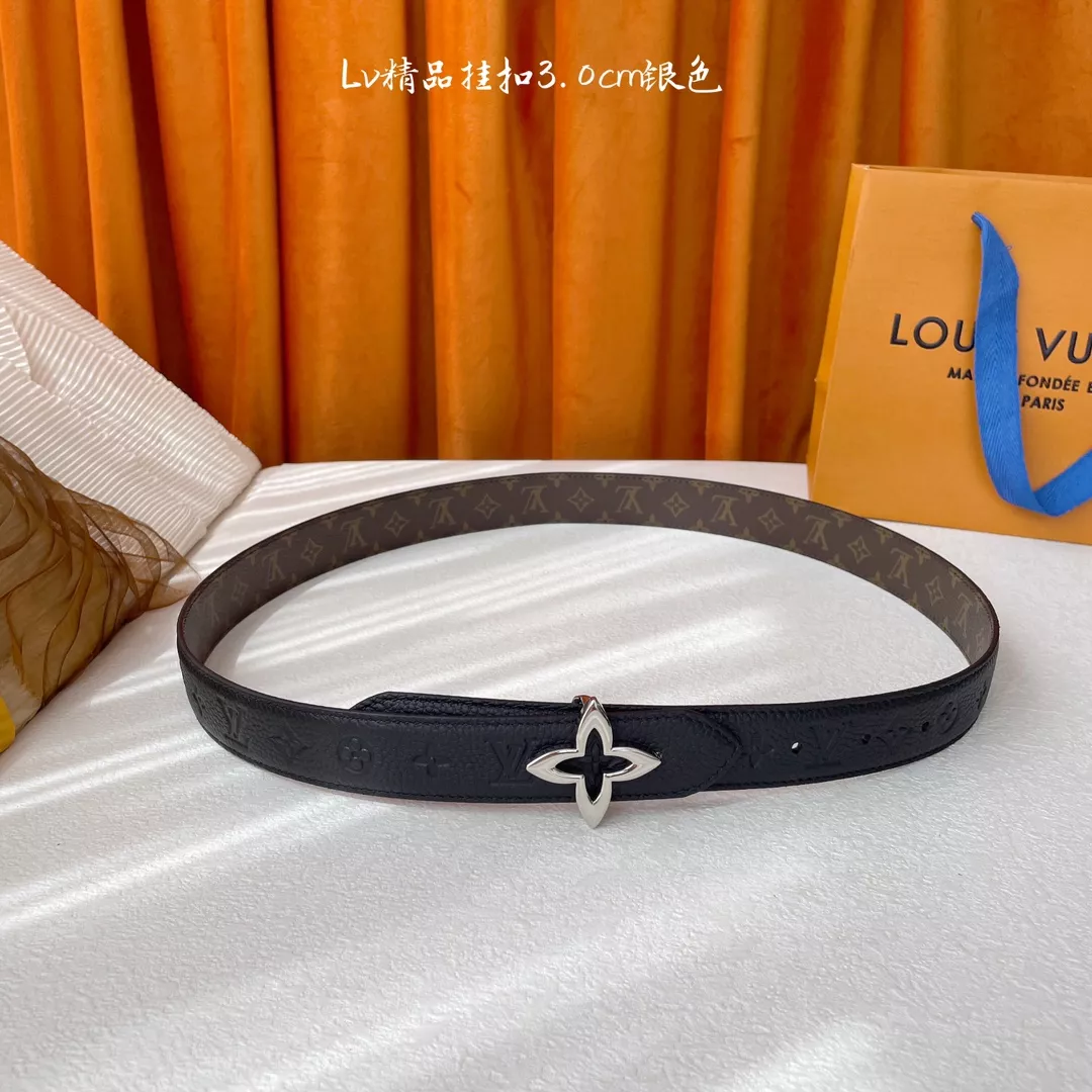 Louis Vuitton AAA Quality Belts In 3.0cm For Women Fashionable 873