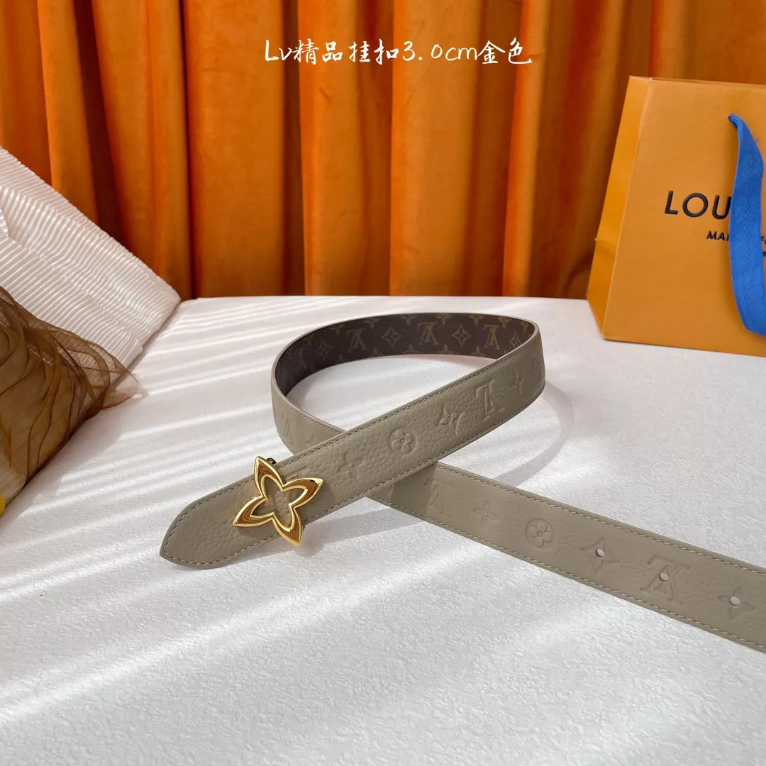 Louis Vuitton AAA Quality Belts In 3.0cm For Women NewStyle 2660