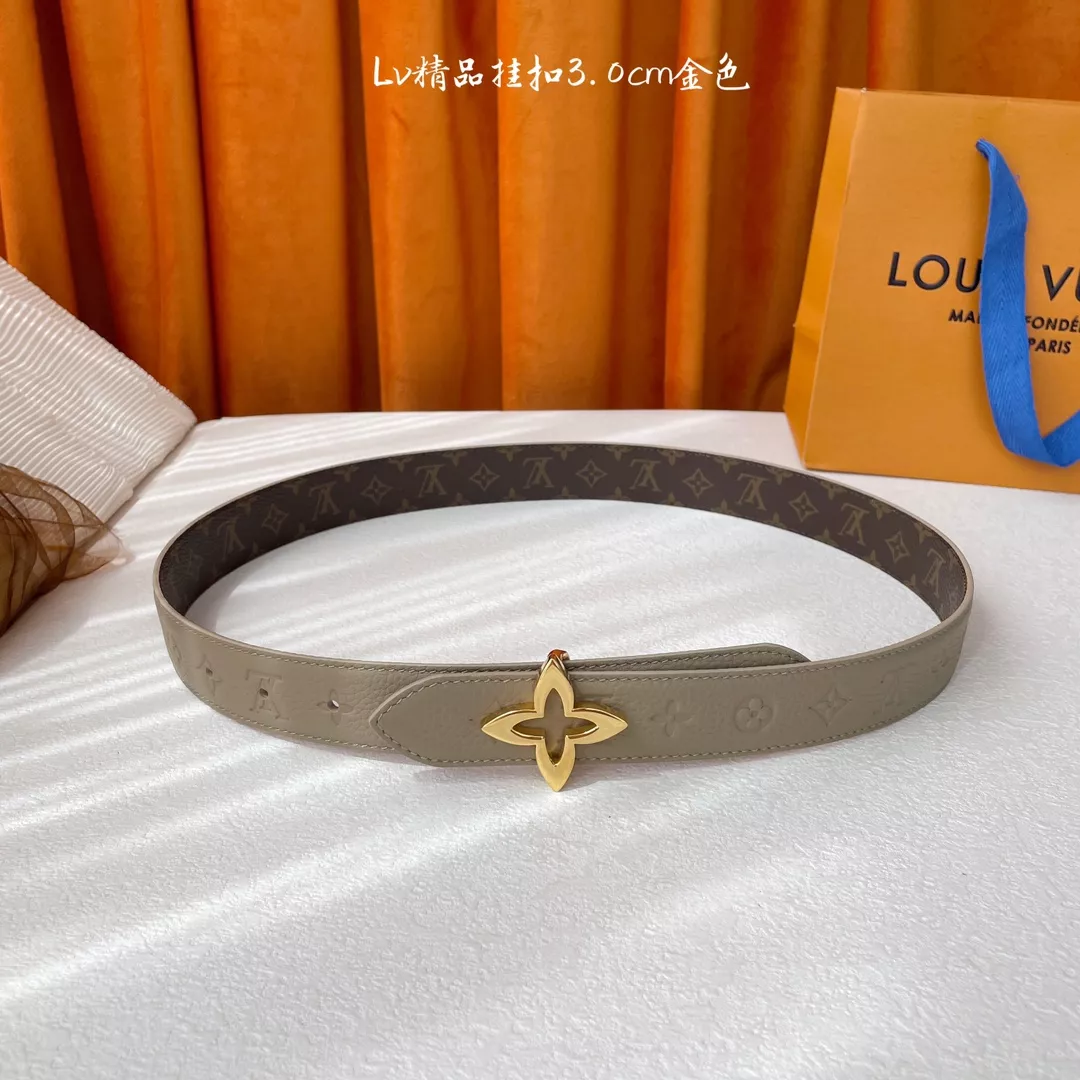 Louis Vuitton AAA Quality Belts In 3.0cm For Women NewStyle 2660