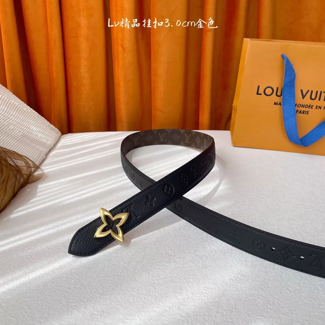 Louis Vuitton AAA Quality Belts In 3.0cm For Women SportInspired 5179