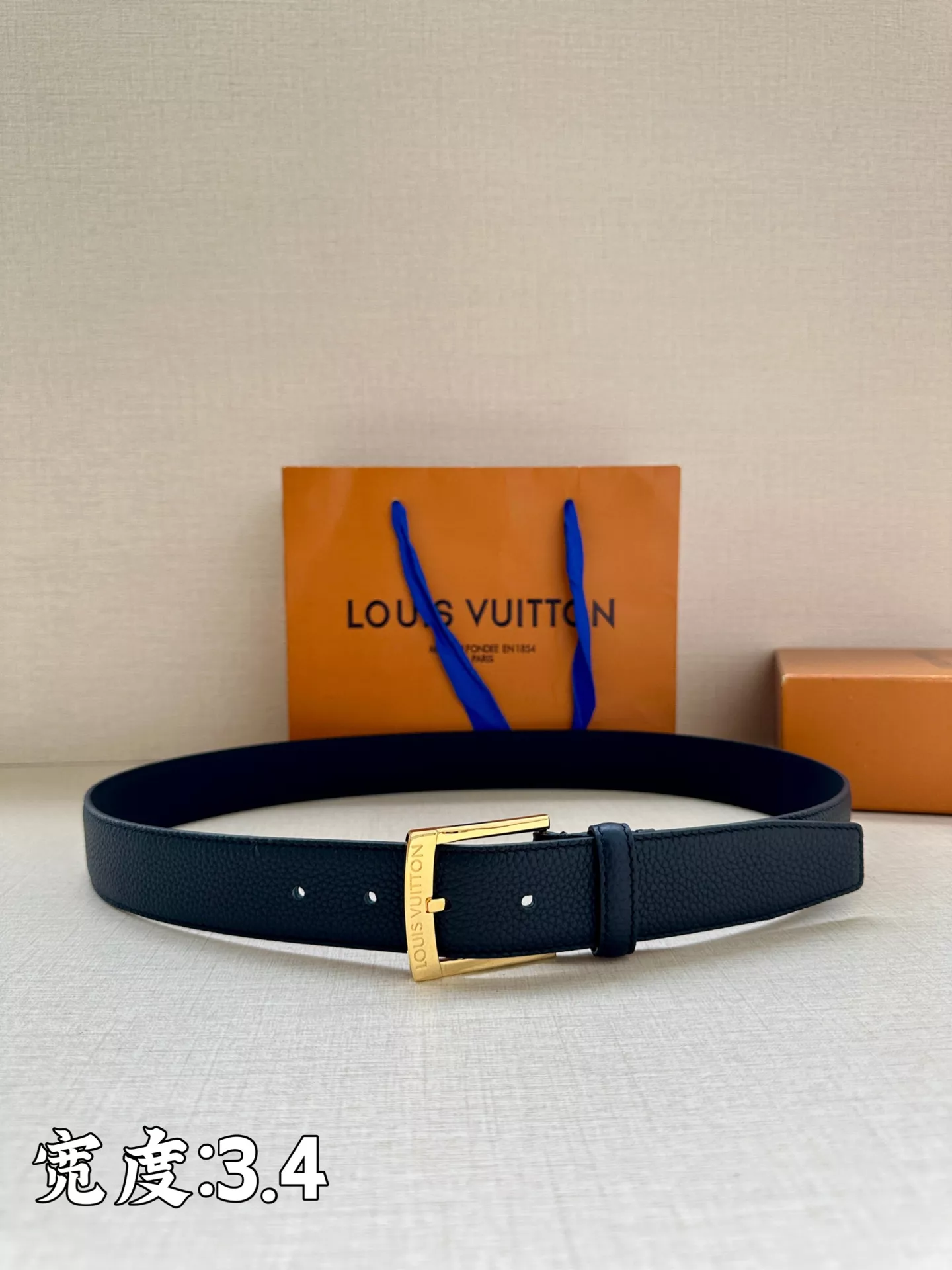 Louis Vuitton AAA Quality Belts In 3.4cm For Men Refined 567