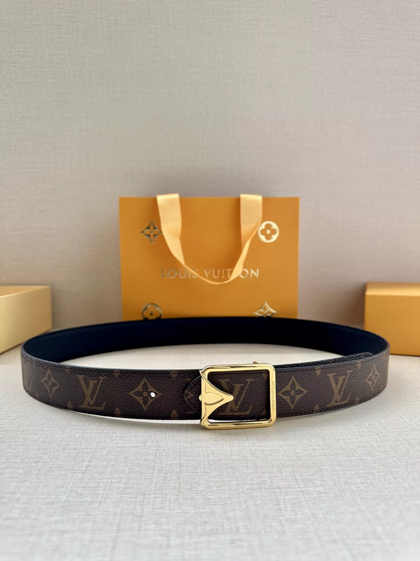 Louis Vuitton AAA Quality Belts In 3.4cm For Unisex Trendy 3141