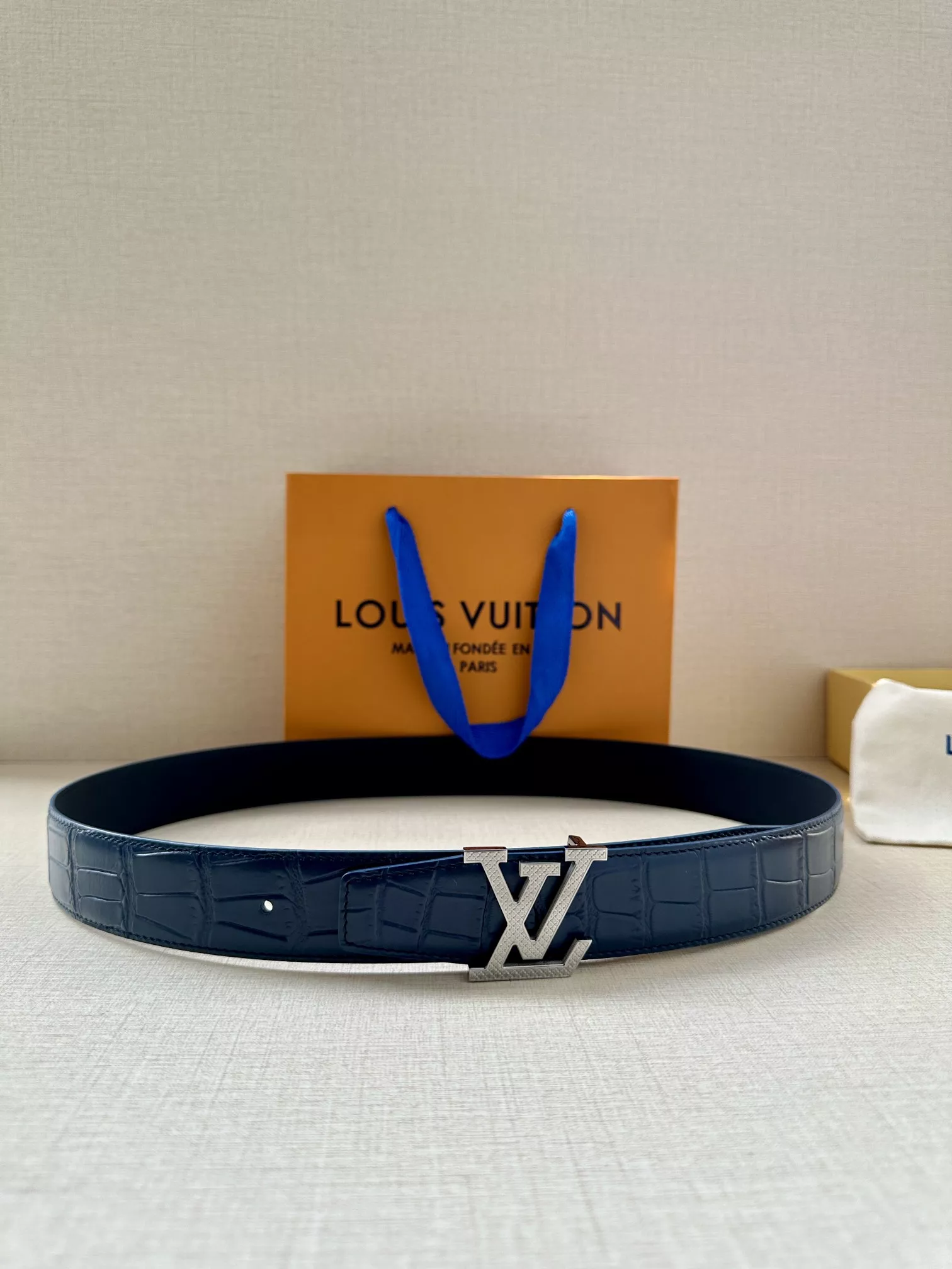 Louis Vuitton AAA Quality Belts In 3.5cm For Men Bold 7942