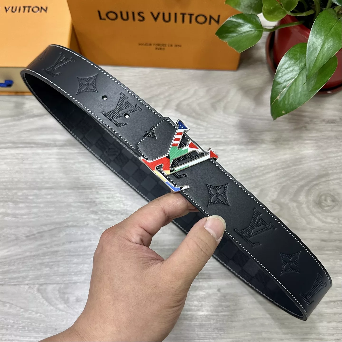 Louis Vuitton AAA Quality Belts In 4.0cm For Men Durable 7396