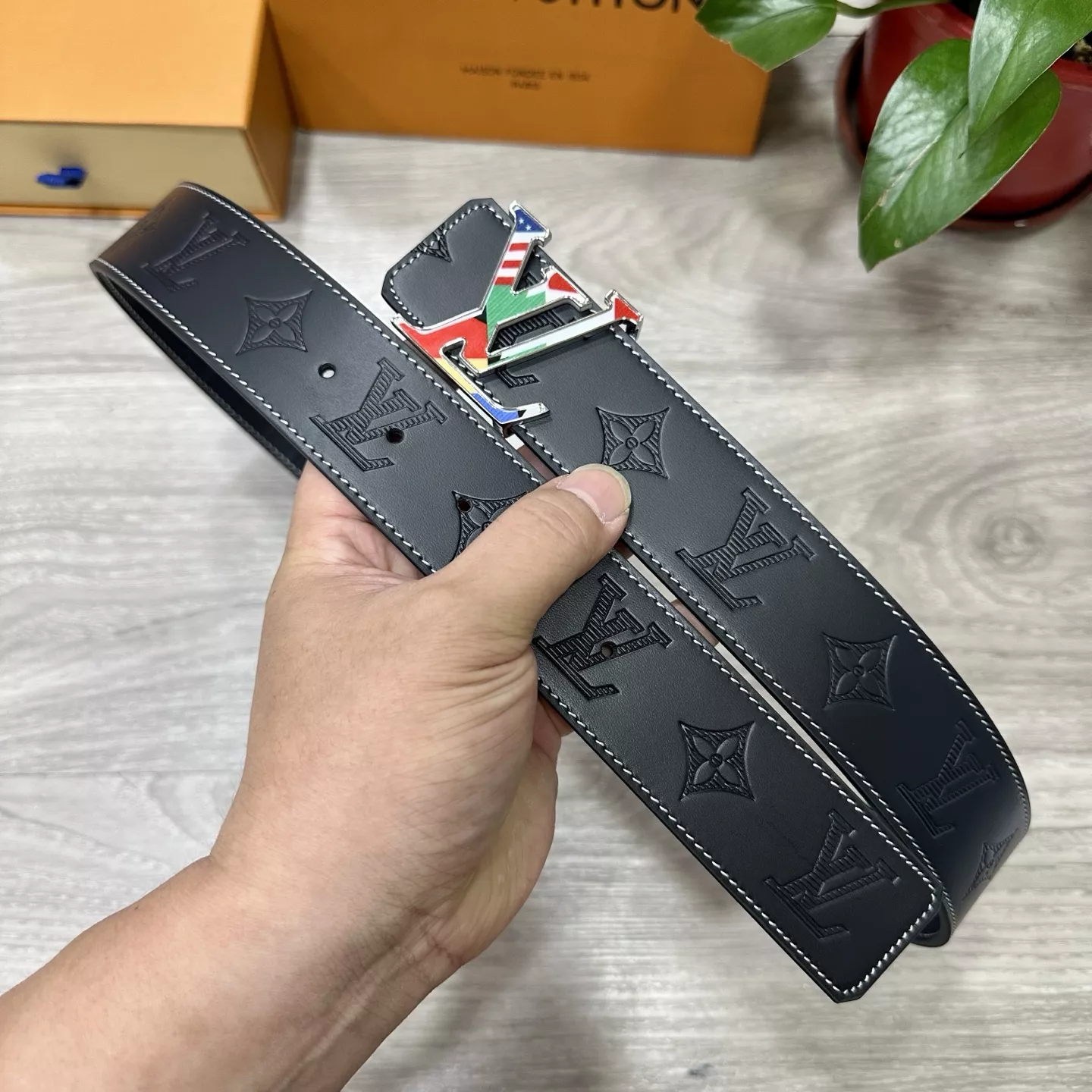 Louis Vuitton AAA Quality Belts In 4.0cm For Men Durable 7396