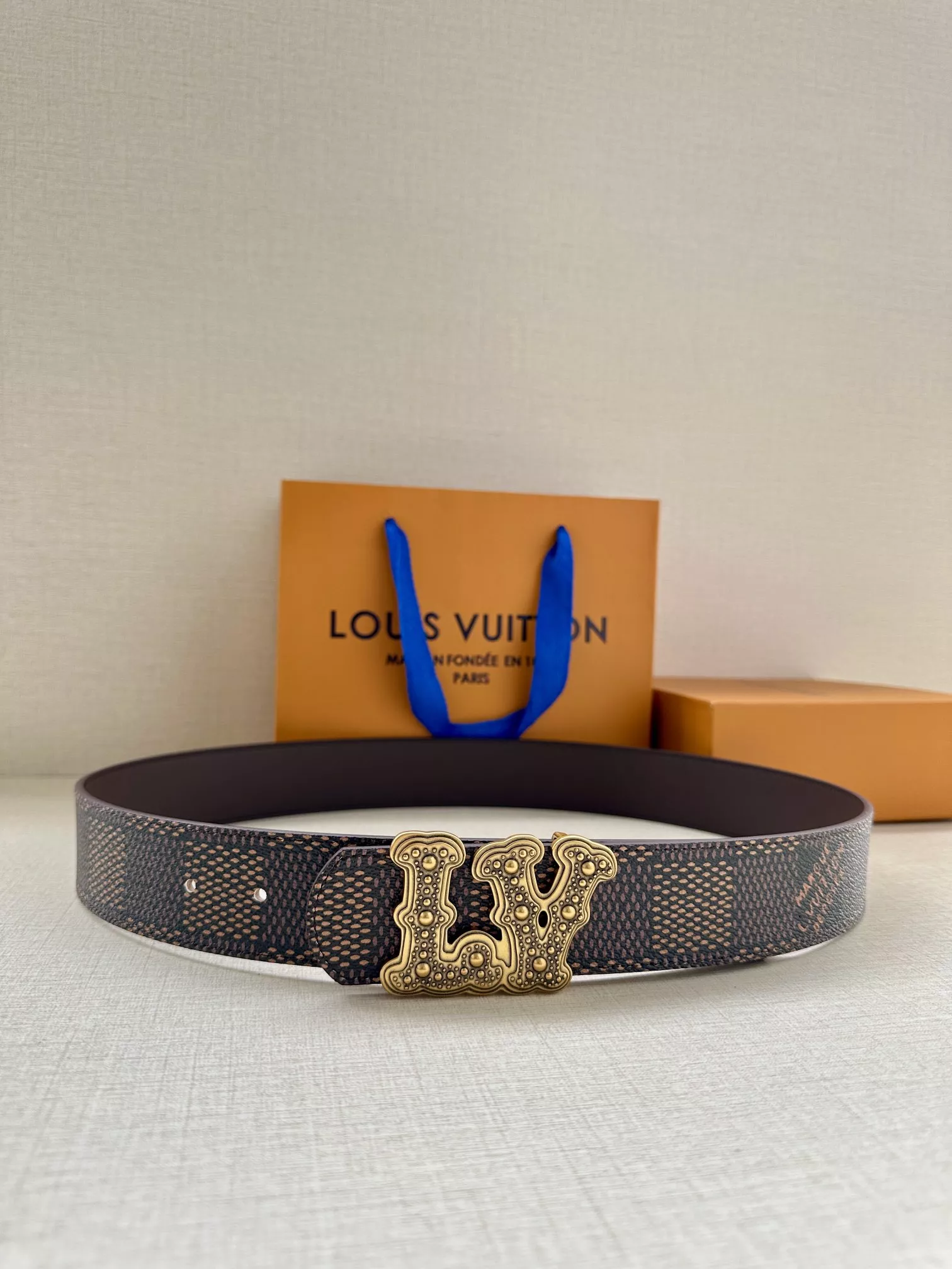 Louis Vuitton AAA Quality Belts In 4.0cm For Men EyeCatching 1913