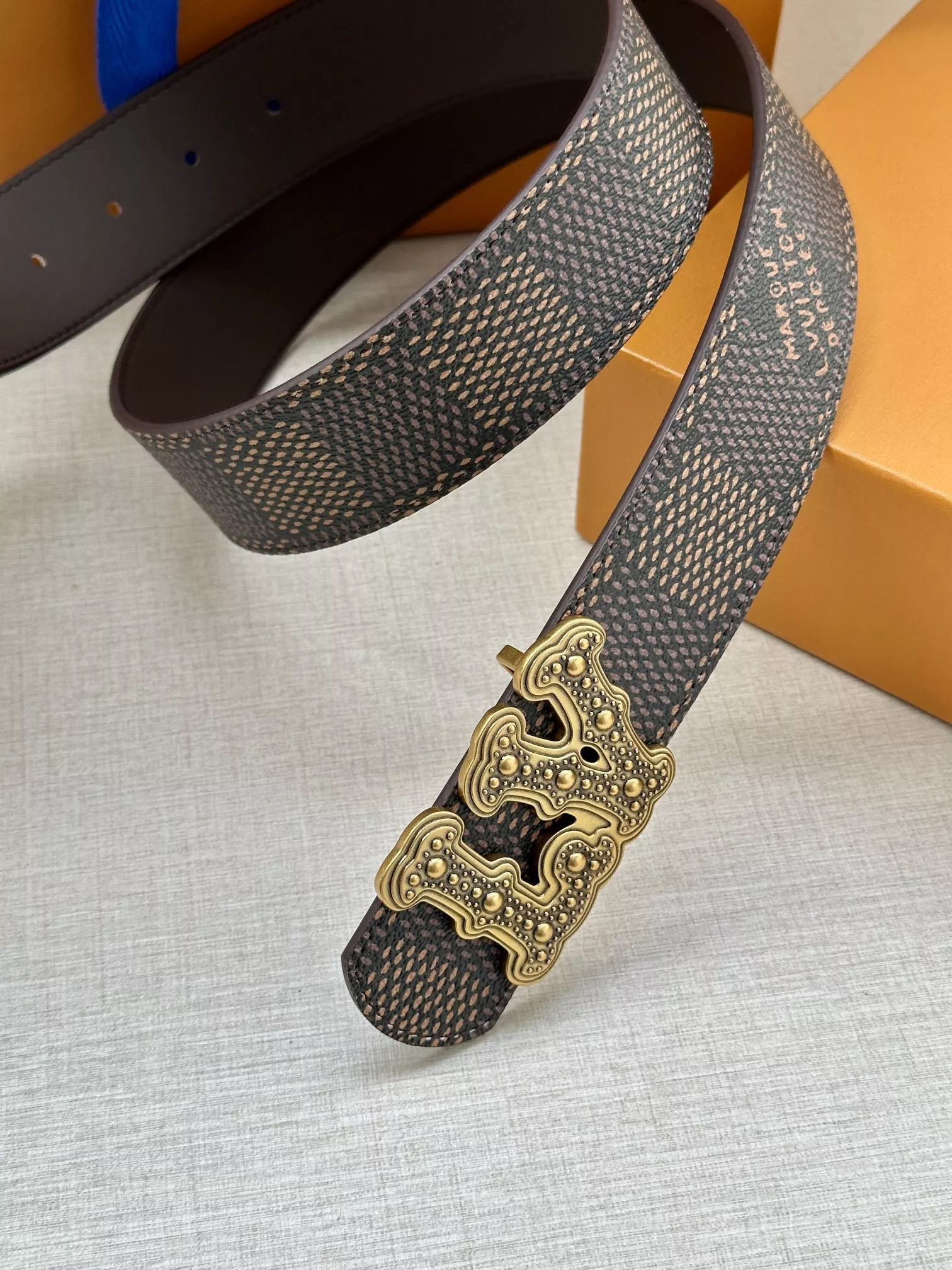 Louis Vuitton AAA Quality Belts In 4.0cm For Men EyeCatching 1913