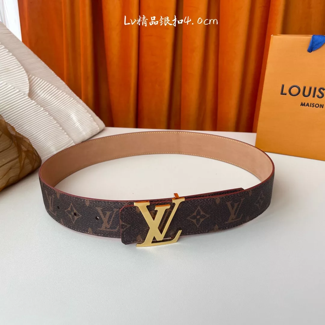 Louis Vuitton AAA Quality Belts In 4.0cm For Men HighQuality 8021