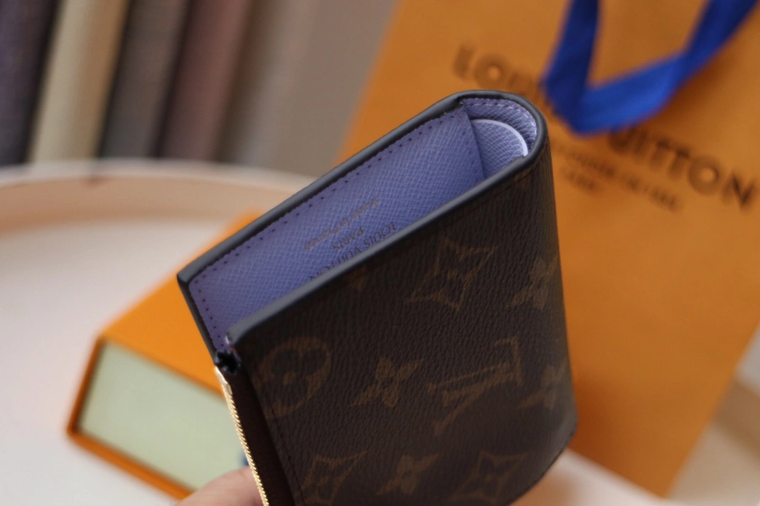 Louis Vuitton AAA Quality Card Case In Purple Cozy 1164