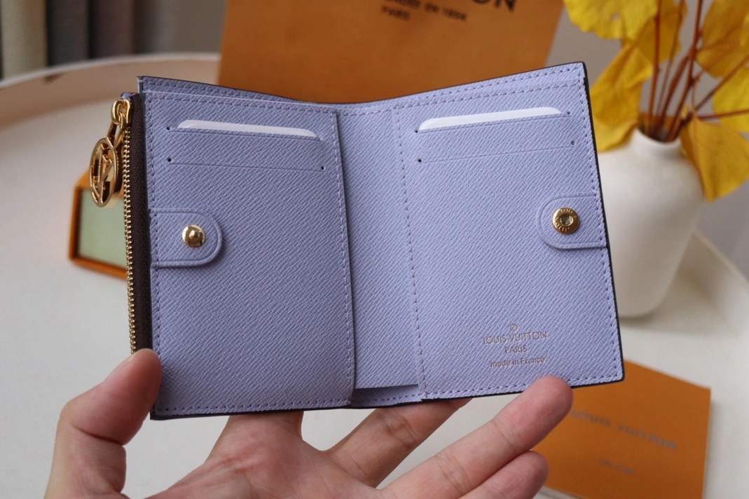 Louis Vuitton AAA Quality Card Case In Purple Cozy 1164