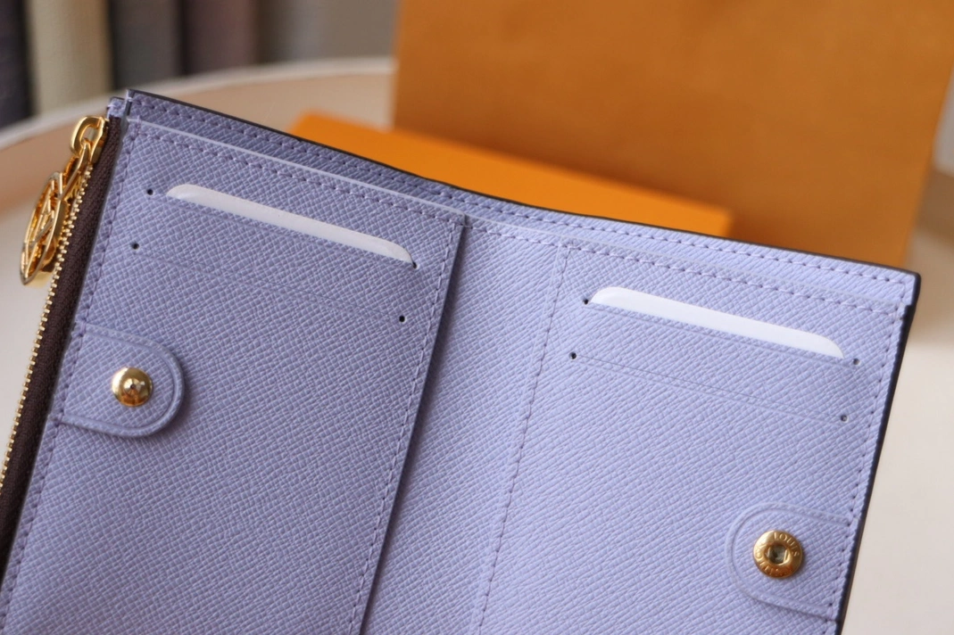 Louis Vuitton AAA Quality Card Case In Purple Cozy 1164