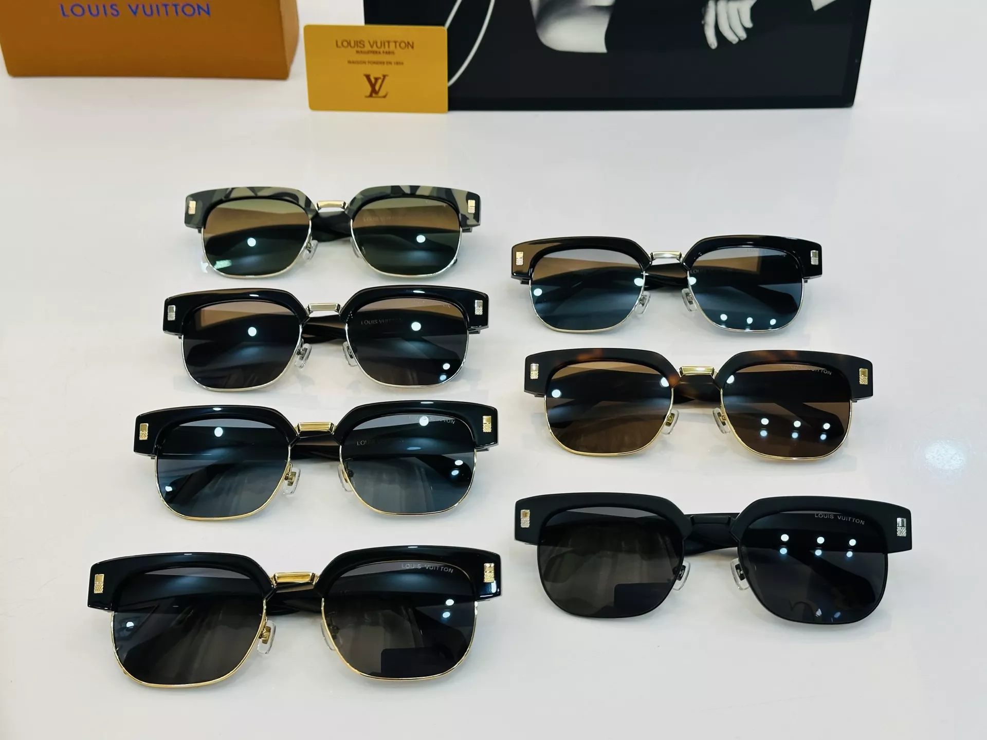 Louis Vuitton AAA Quality Sunglasses Comfortable 9711