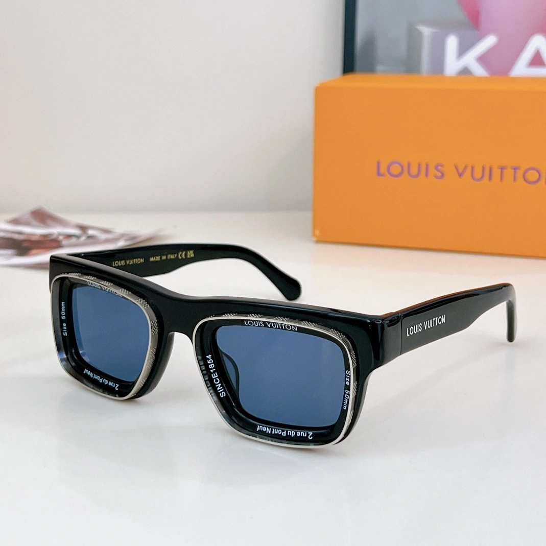 Louis Vuitton AAA Quality Sunglasses Flexible 1386