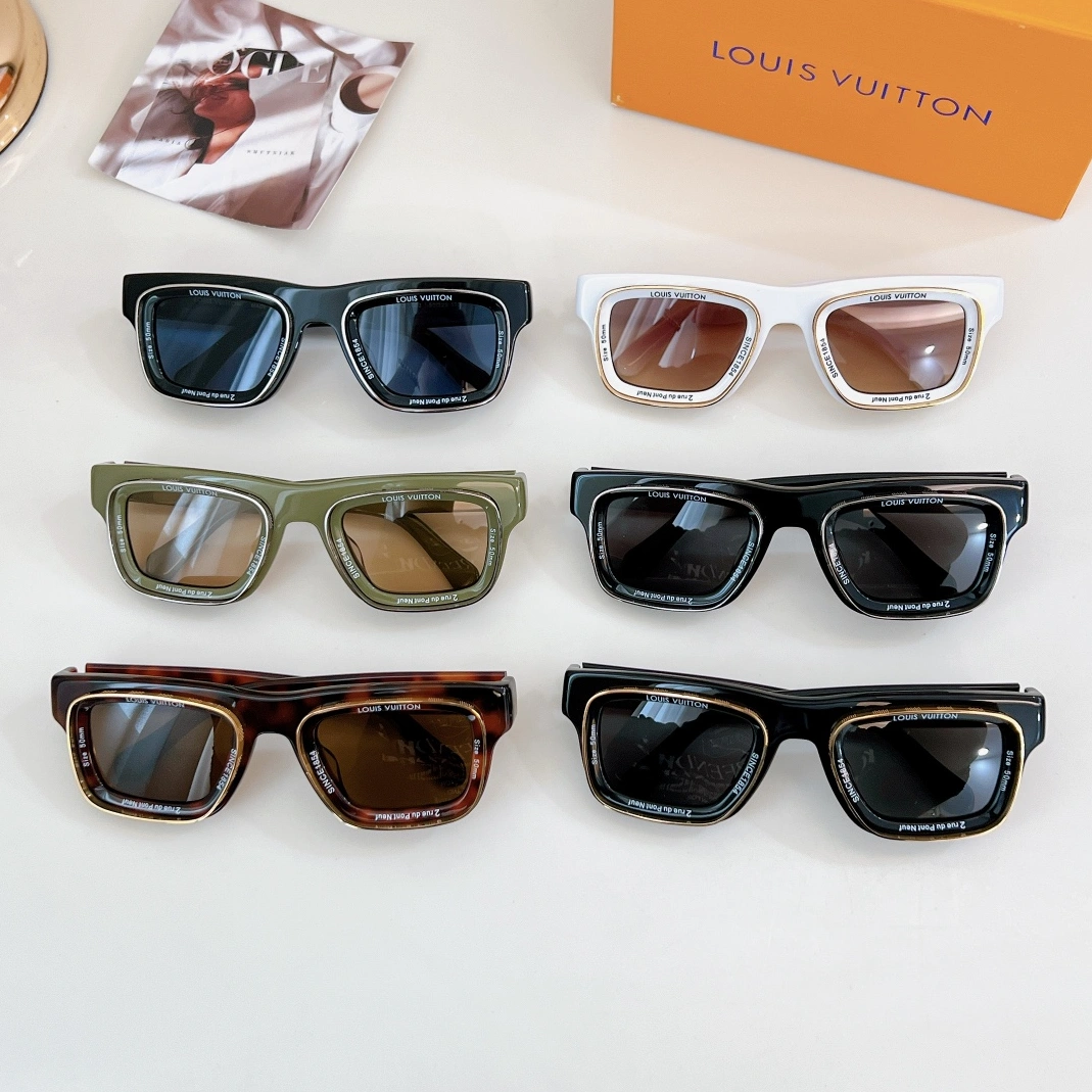 Louis Vuitton AAA Quality Sunglasses Flexible 1386