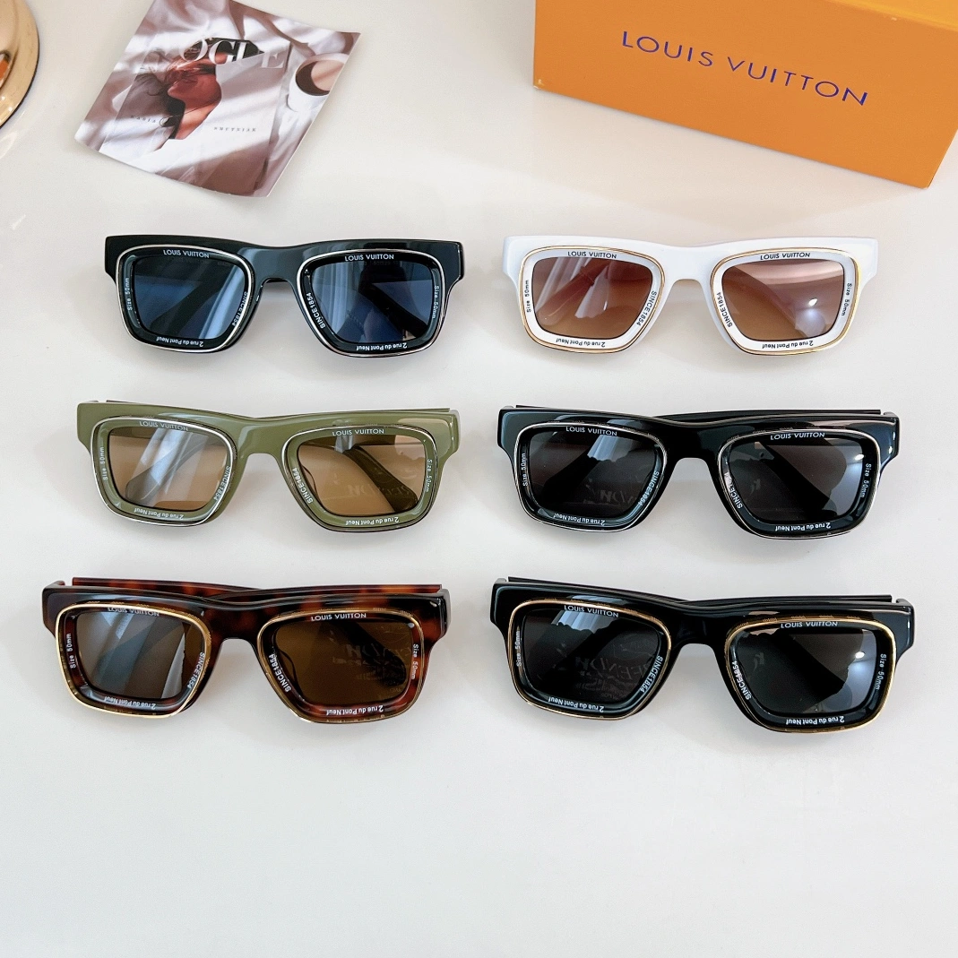 Louis Vuitton AAA Quality Sunglasses Vibrant 4699