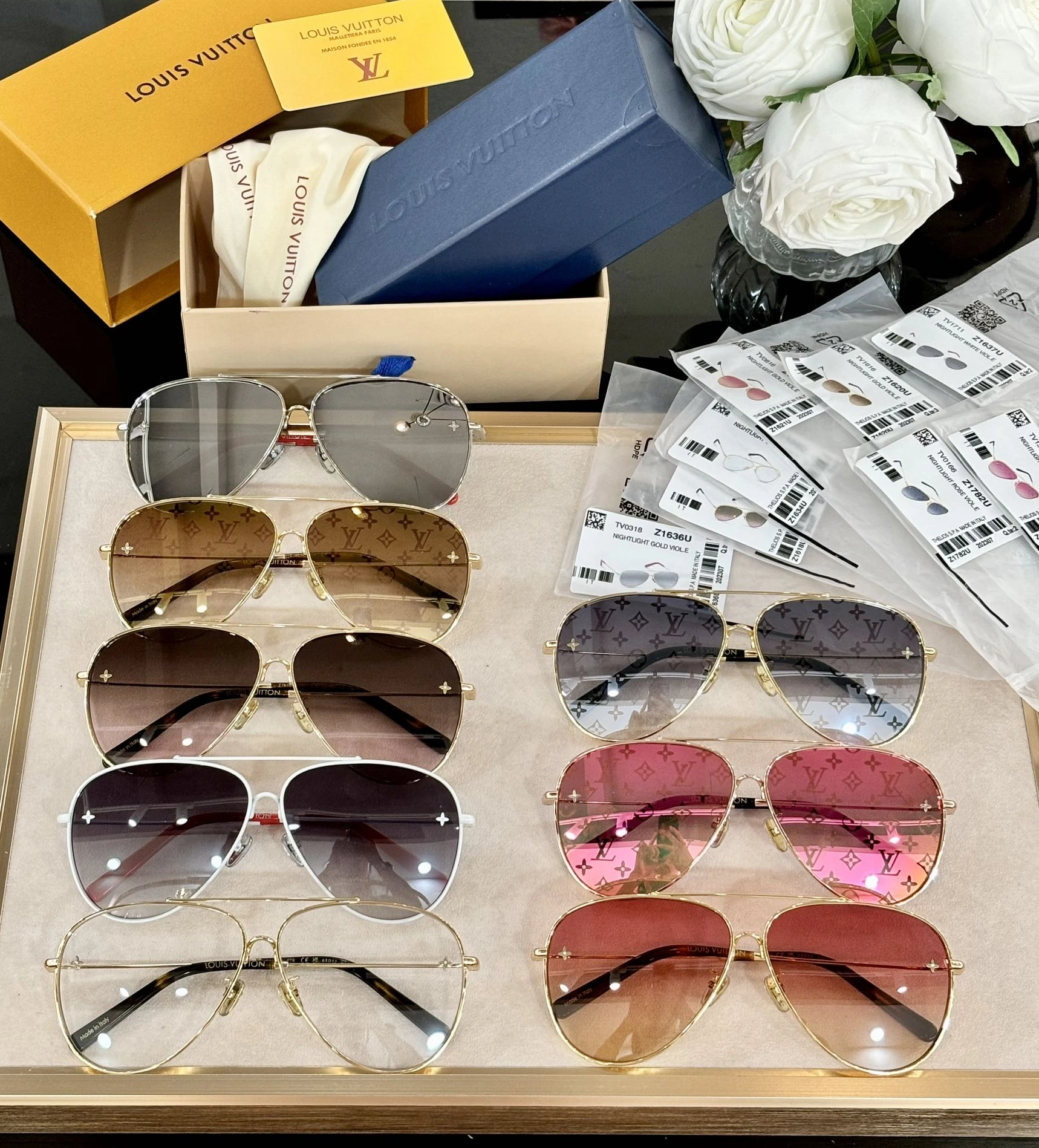 Louis Vuitton AAA Quality Sunglasses WellDesigned 1075