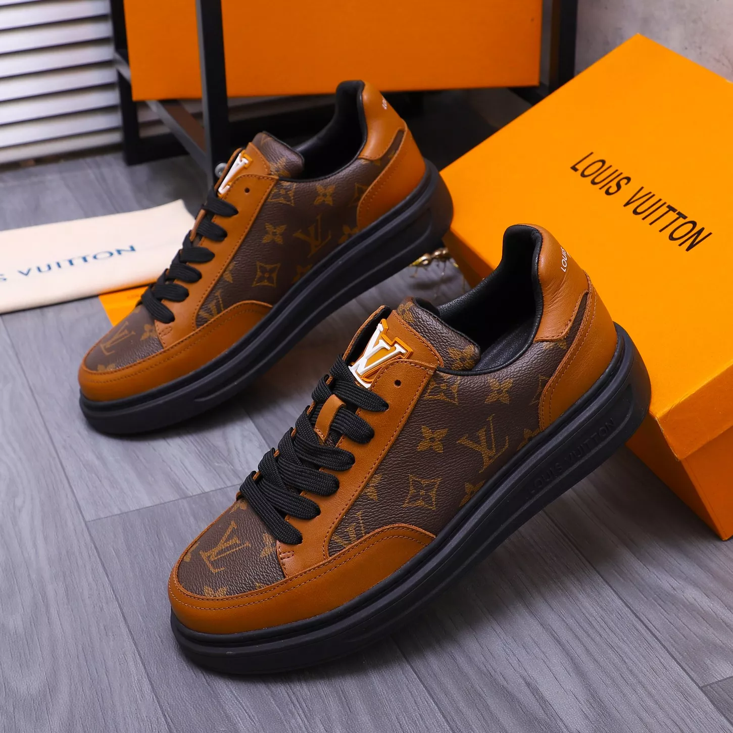Louis Vuitton Casual Shoes For Men Breathable 8300