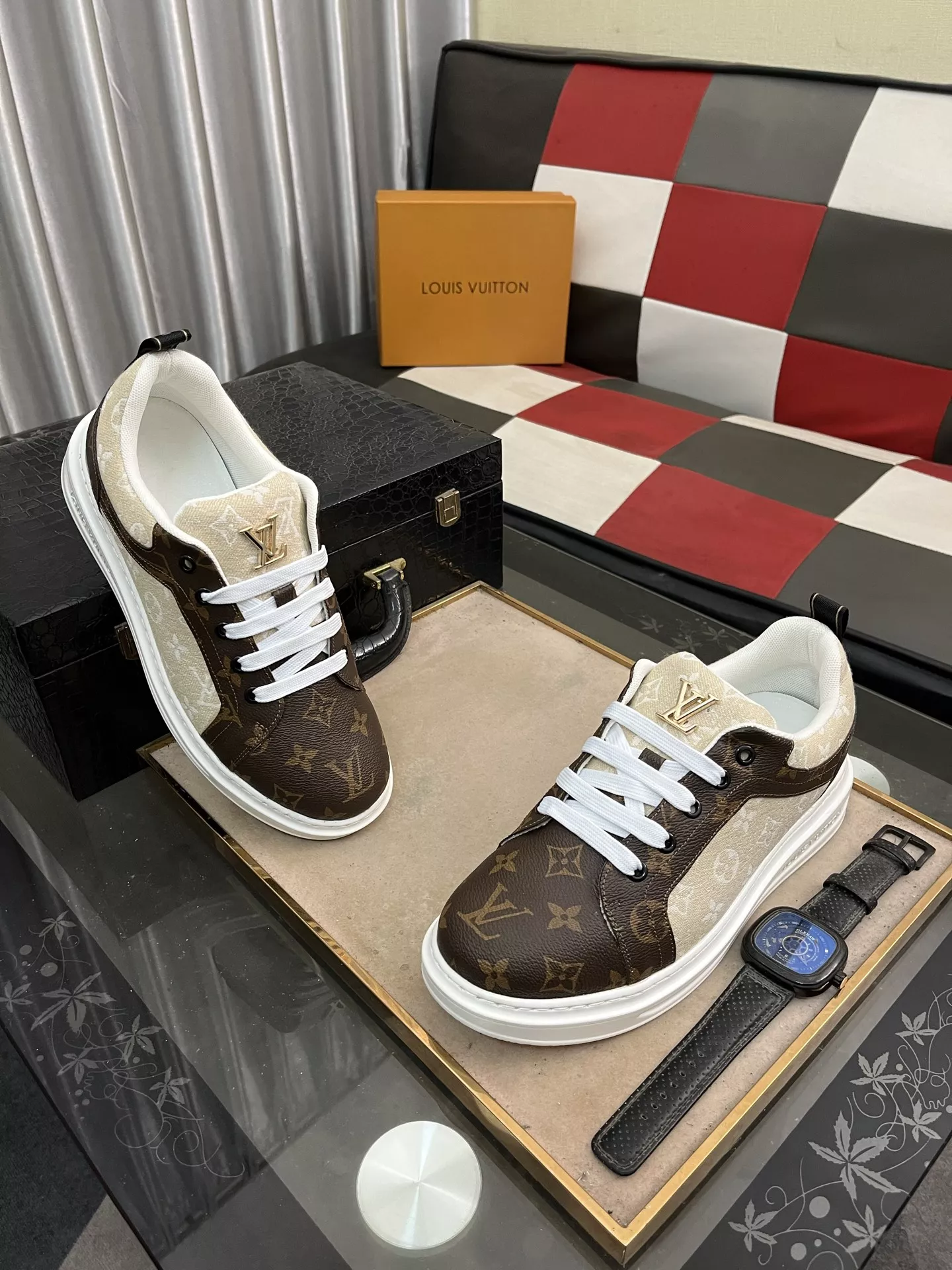 Louis Vuitton Casual Shoes For Men Cozy 9857