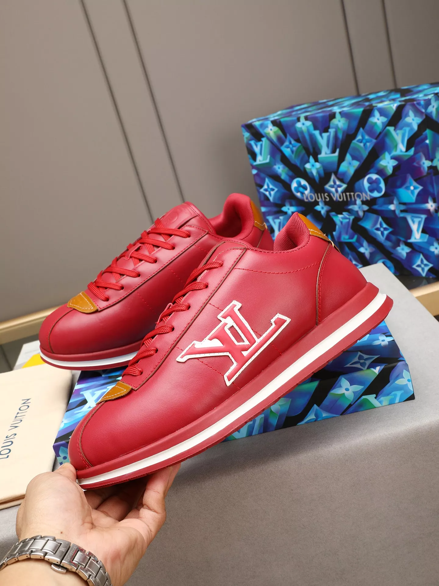 Louis Vuitton Casual Shoes For Men Flexible 7757