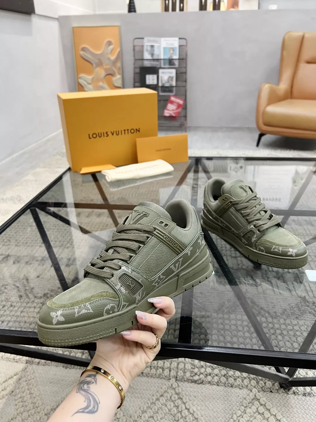 Louis Vuitton Casual Shoes For Men Practical 6001