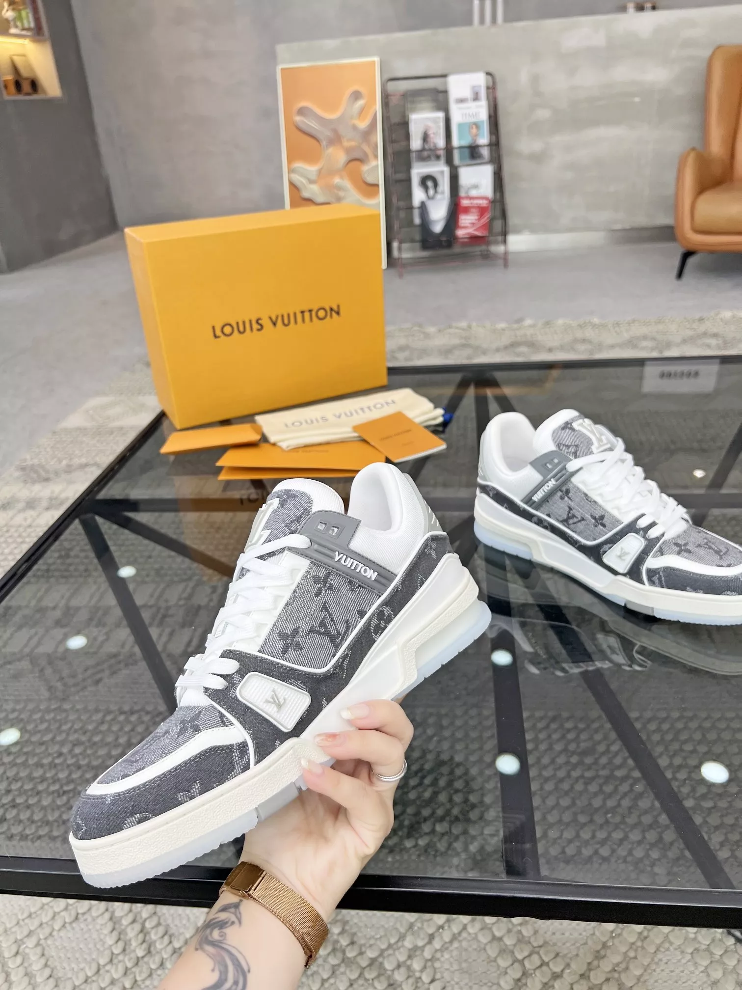 Louis Vuitton Casual Shoes For Men Soft 4173