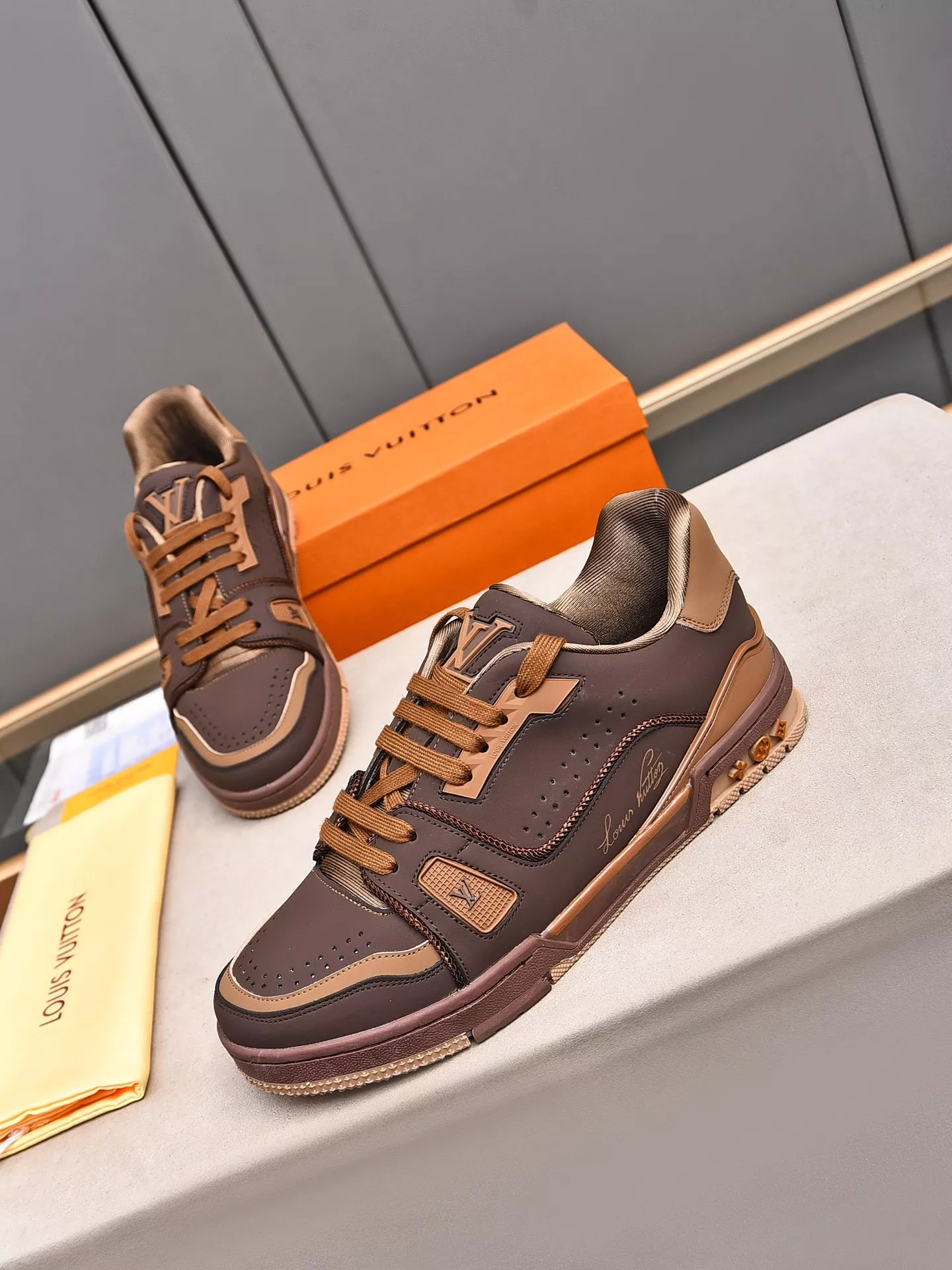 Louis Vuitton Casual Shoes For Men Stylish 9445