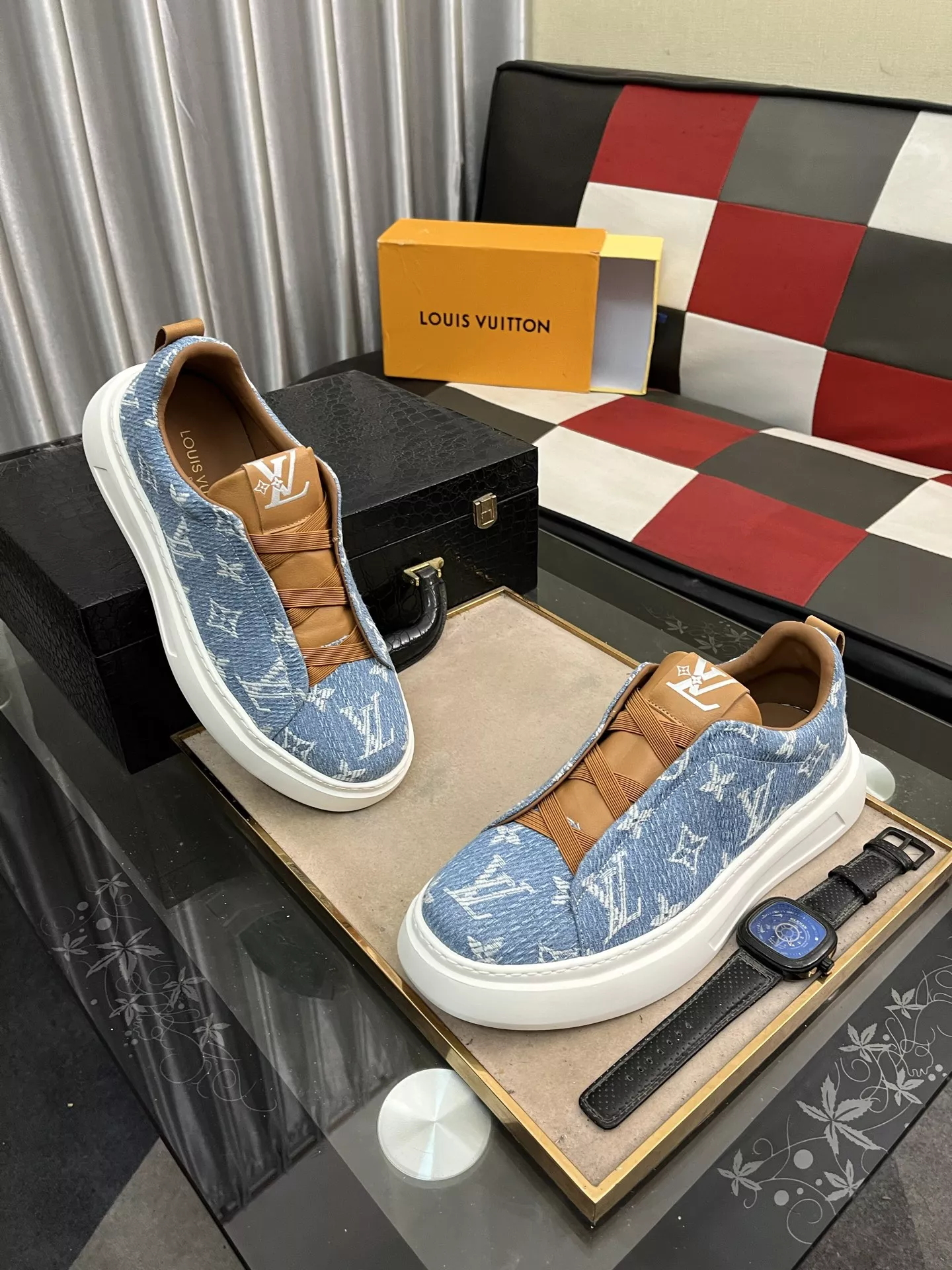 Louis Vuitton Casual Shoes For Men Versatile 3031