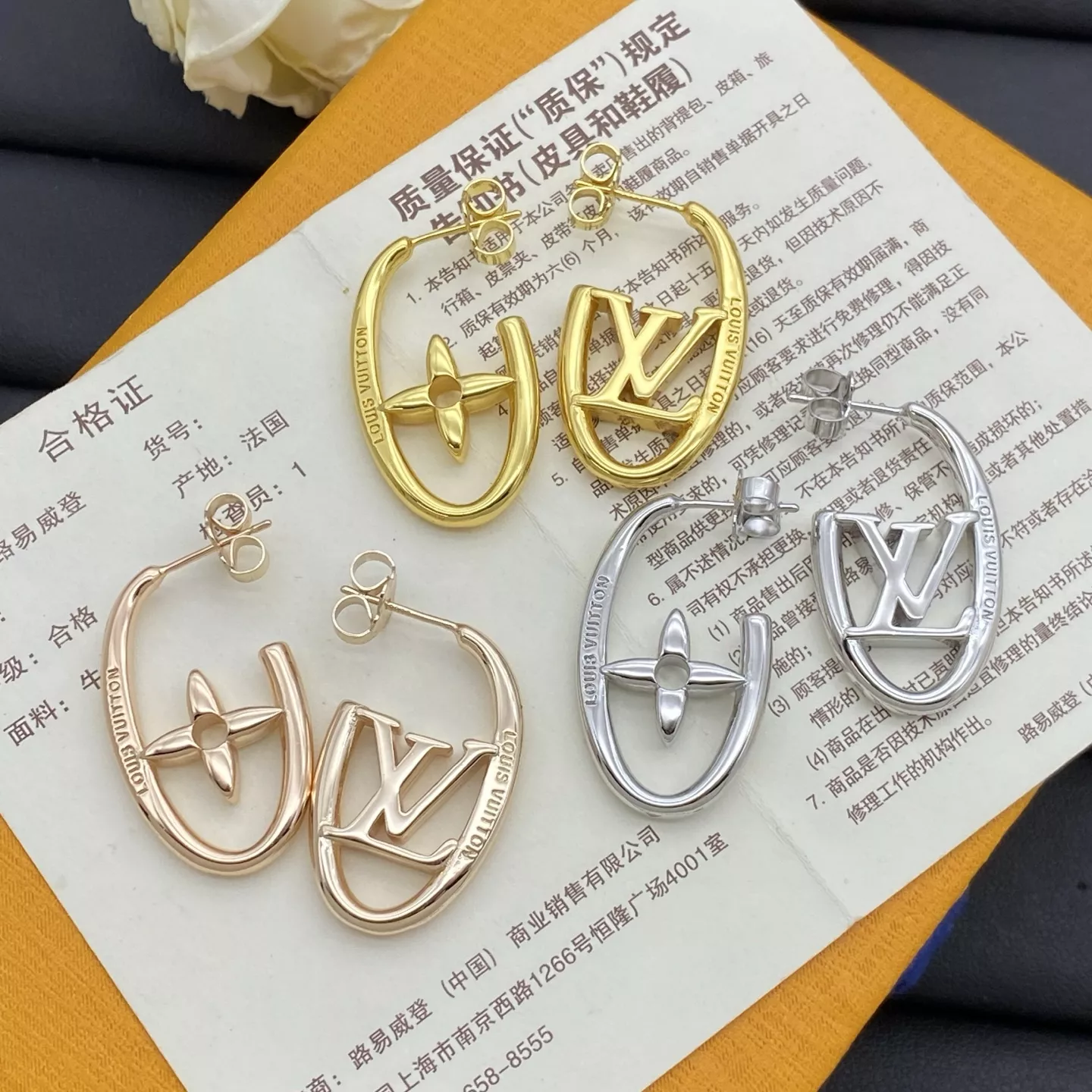 Louis Vuitton Earrings For Women Popular 3811