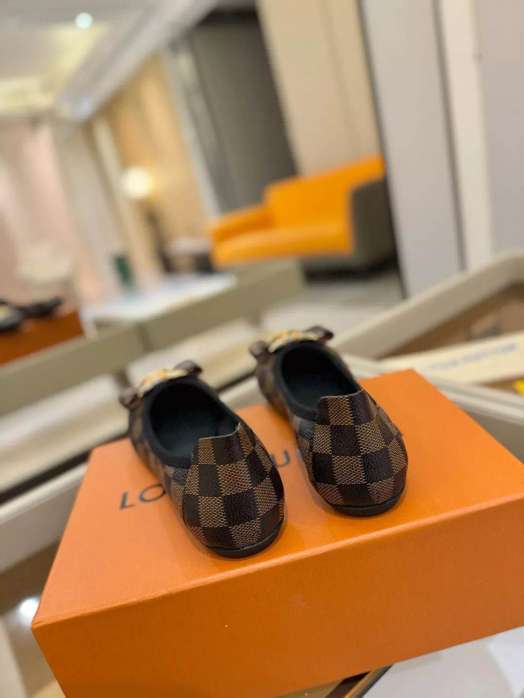 Louis Vuitton Flat Shoes For Women Bright 4112