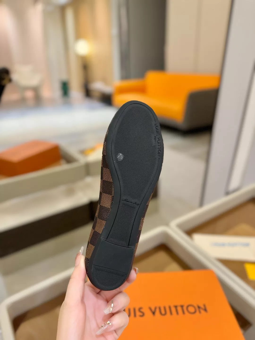Louis Vuitton Flat Shoes For Women Bright 4112