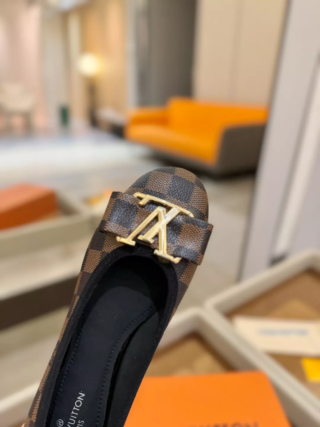 Louis Vuitton Flat Shoes For Women Bright 4112