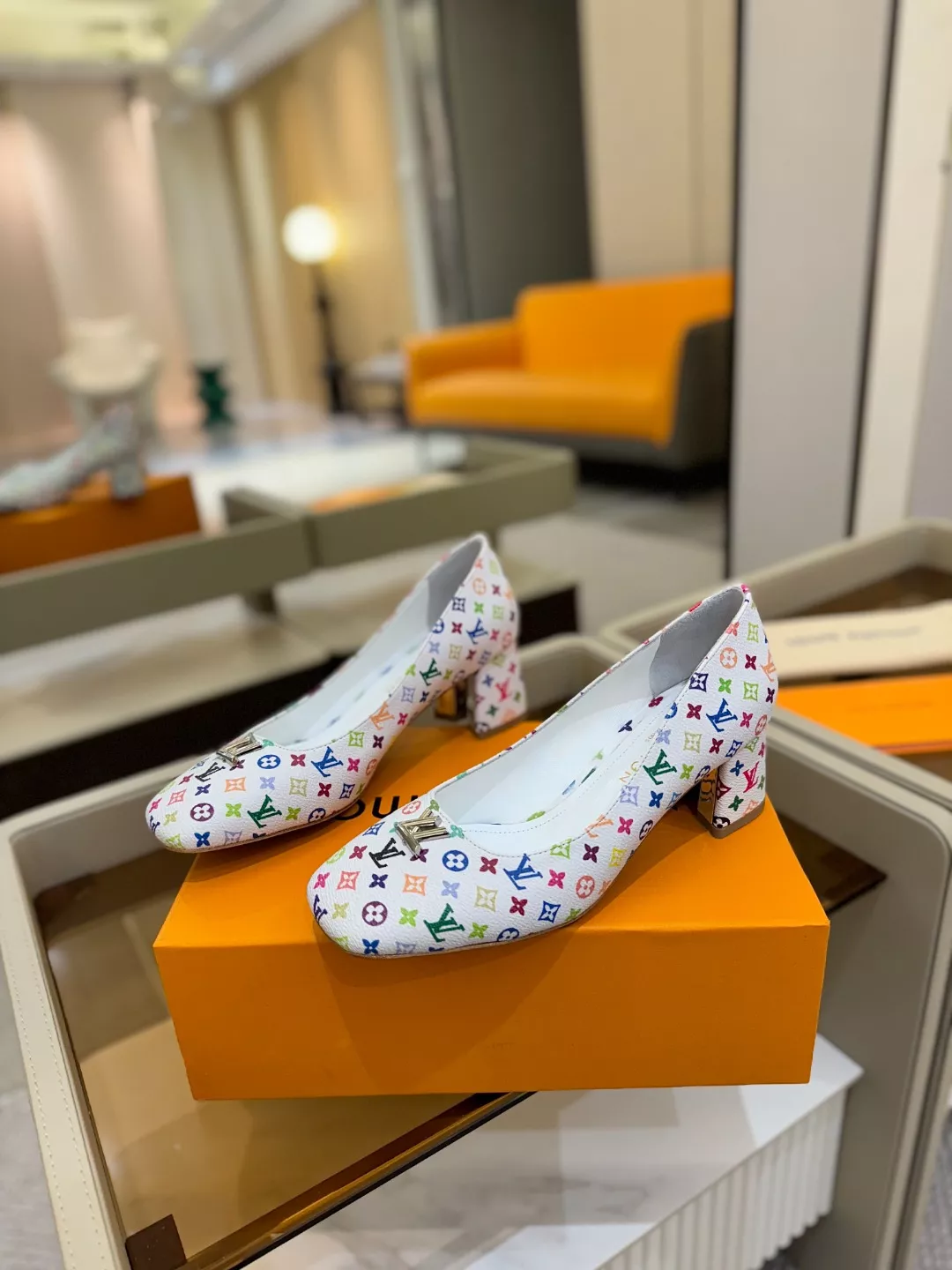 Louis Vuitton High-Heeled Shoes For Women Soft 8967