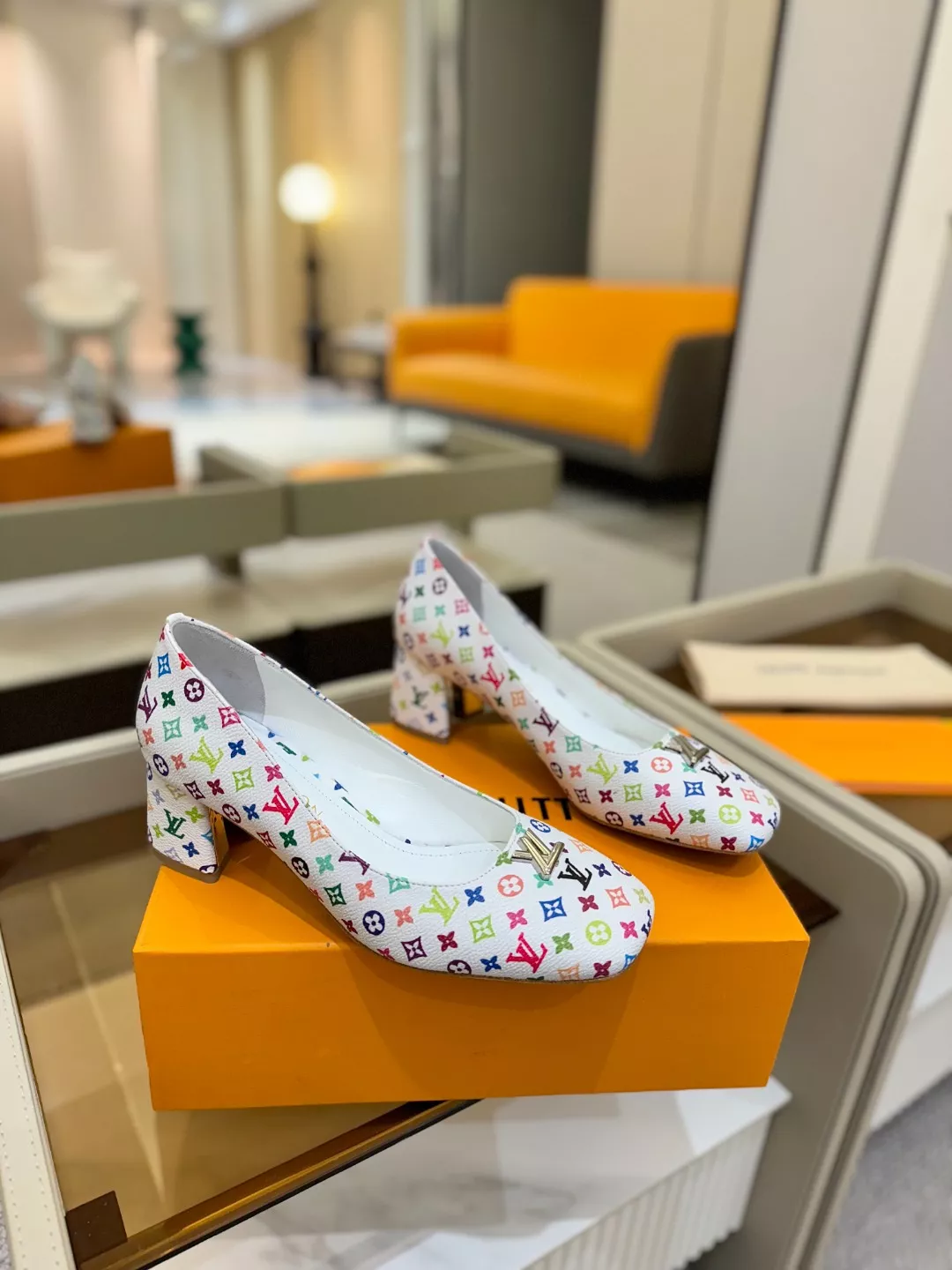 Louis Vuitton High-Heeled Shoes For Women Soft 8967