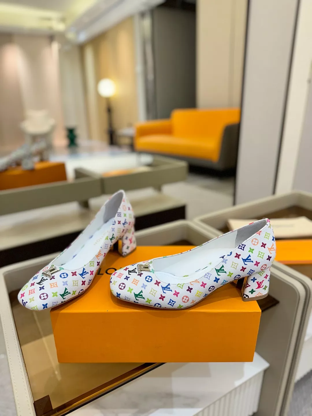 Louis Vuitton High-Heeled Shoes For Women Soft 8967