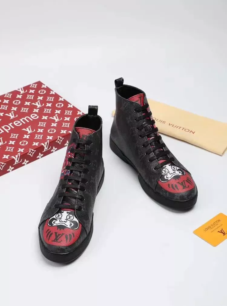 Louis Vuitton High Tops Shoes For Men Breathable 1554