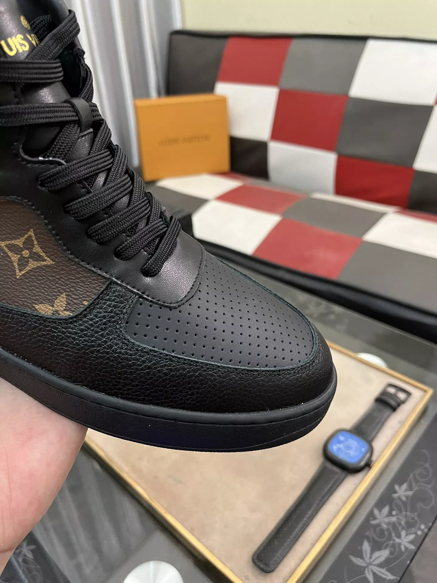 Louis Vuitton High Tops Shoes For Men Bright 2750