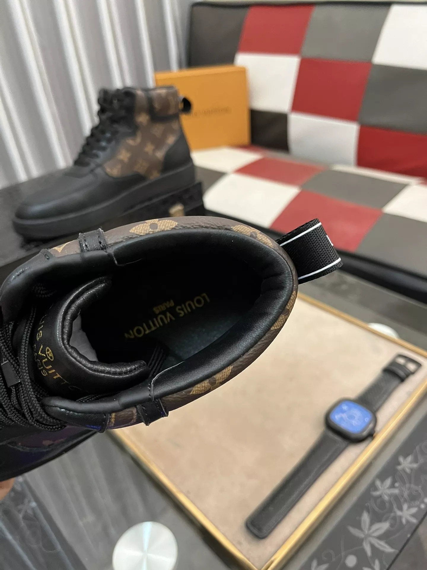 Louis Vuitton High Tops Shoes For Men Bright 2750