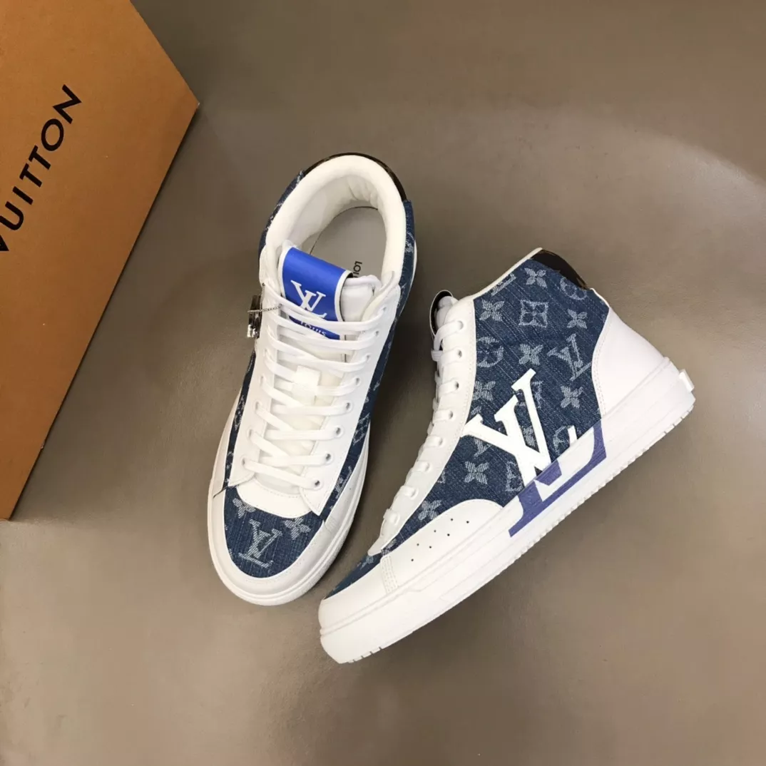Louis Vuitton High Tops Shoes For Men Durable 7872