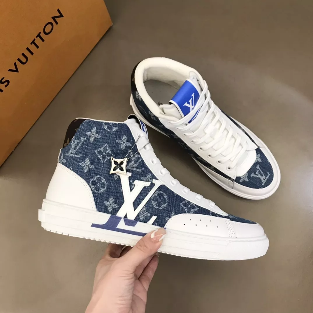Louis Vuitton High Tops Shoes For Men Durable 7872