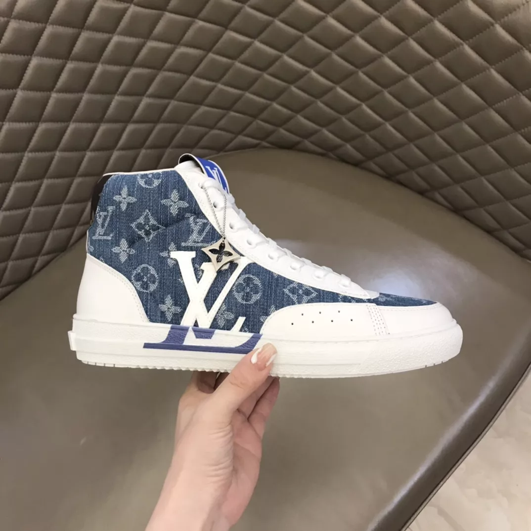 Louis Vuitton High Tops Shoes For Men Durable 7872