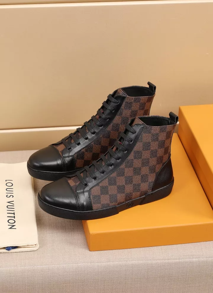 Louis Vuitton High Tops Shoes For Men Durable 8437